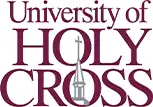 University of Holy Cross emblem with cross and shield design.